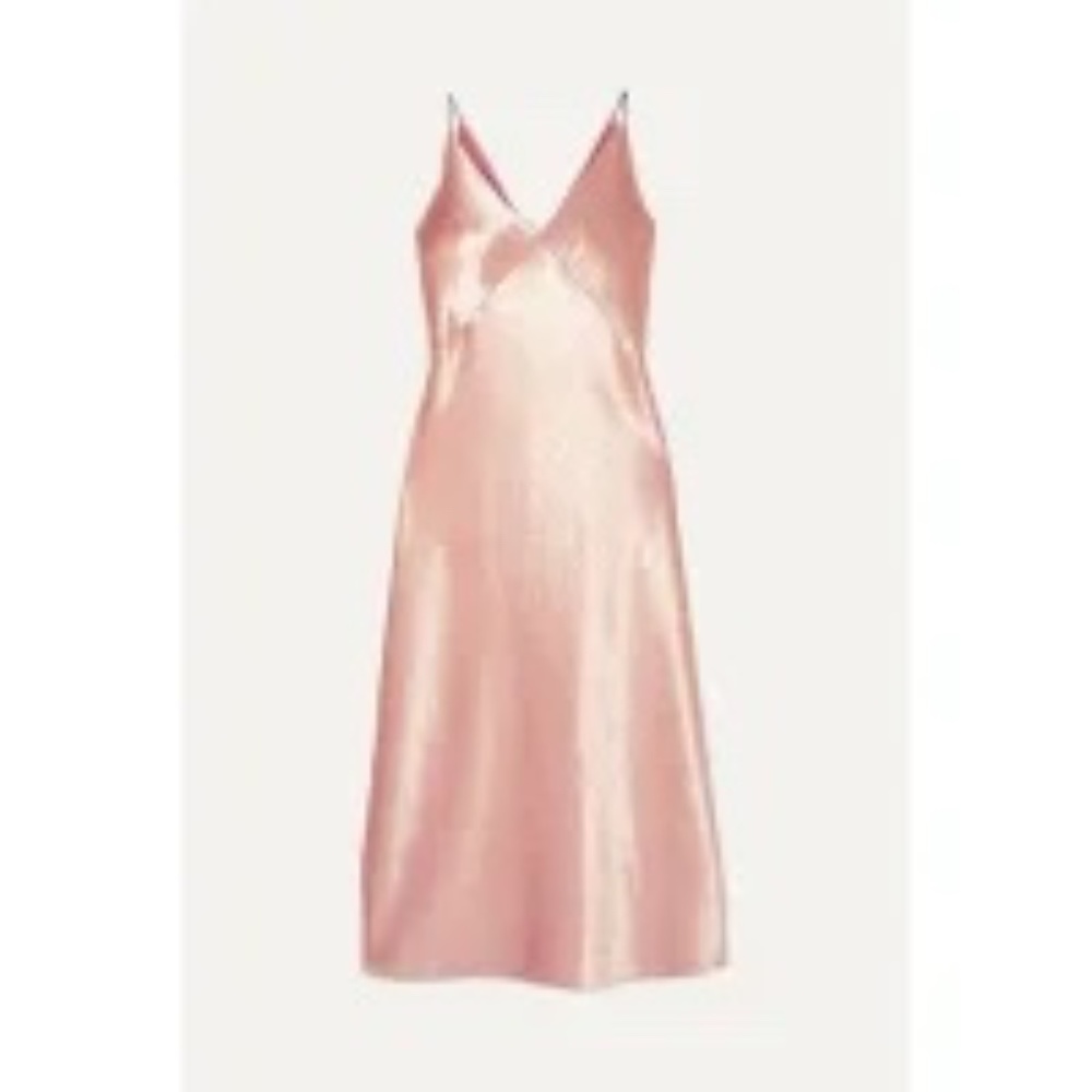 Vince, classic slip dress in pale pink